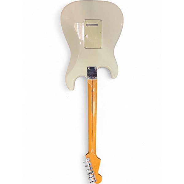 Used Fender Blacktop Stratocaster HH Olympic White Solid Body Electric Guitar