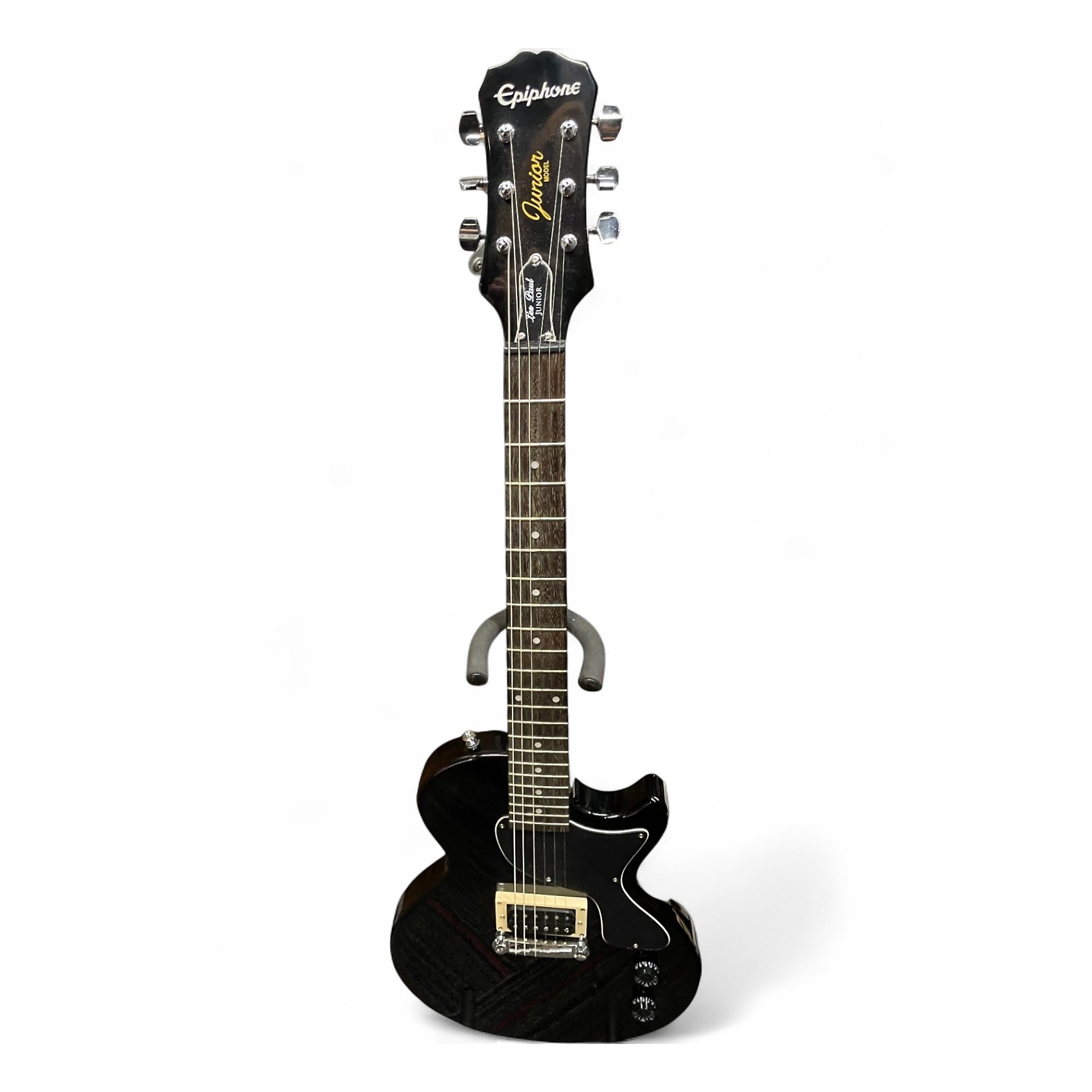 Used Epiphone Les Paul Junior Black Solid Body Electric Guitar