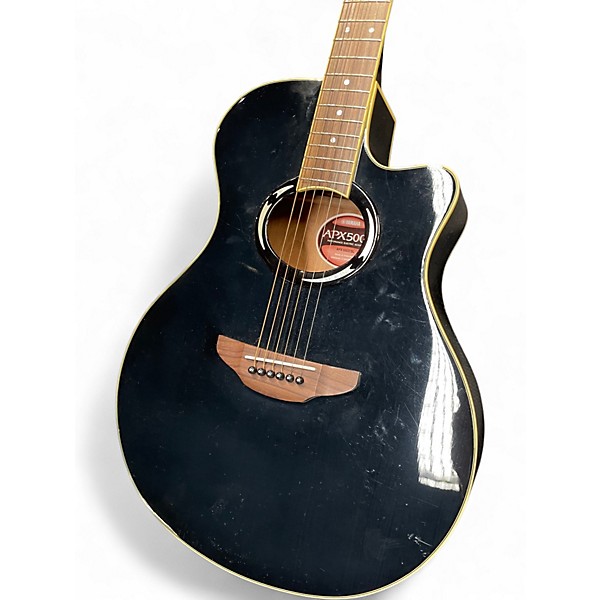 Used Yamaha APX500II Black Acoustic Electric Guitar