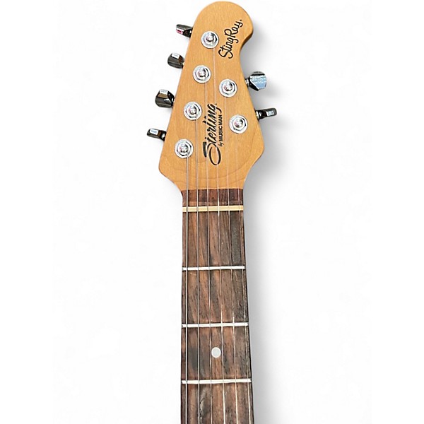 Used Sterling by Music Man Stingray Cream Solid Body Electric Guitar