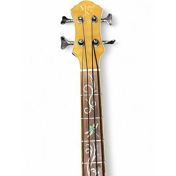 Used Michael Kelly Dragonfly 4LH Natural Acoustic Bass Guitar