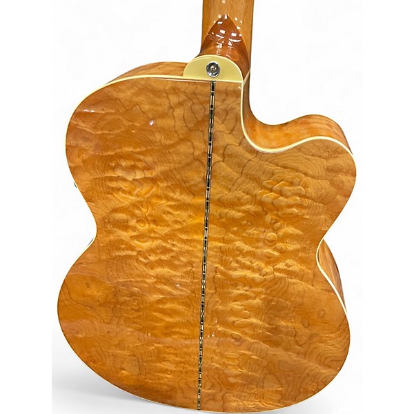 Used Michael Kelly Dragonfly 4LH Natural Acoustic Bass Guitar