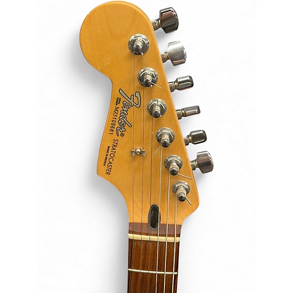 Used Fender Standard Stratocaster Left Handed Midnight Wine Electric Guitar