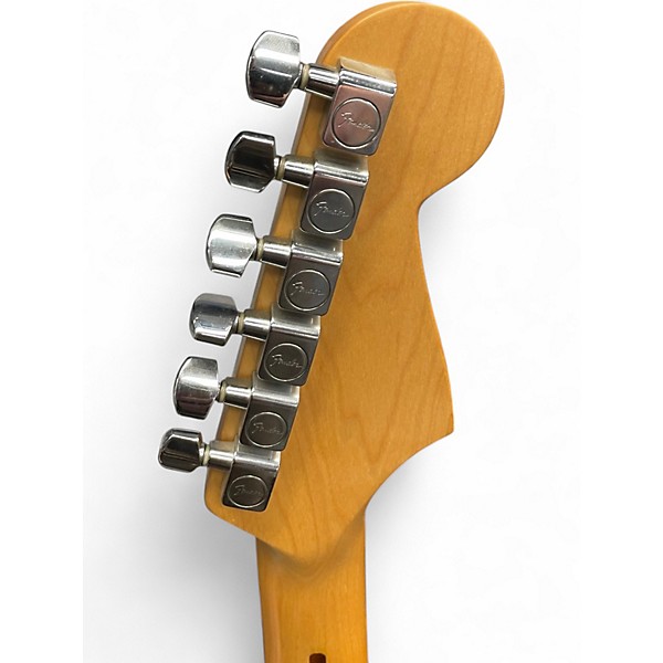 Used Fender Standard Stratocaster Left Handed Midnight Wine Electric Guitar