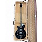 Used DiPinto Belvedere Deluxe Bass Black and White Electric Bass Guitar thumbnail