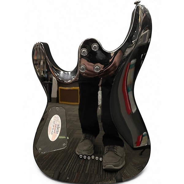 Used Schecter Guitar Research C6 ELITE Silverburst Solid Body Electric Guitar