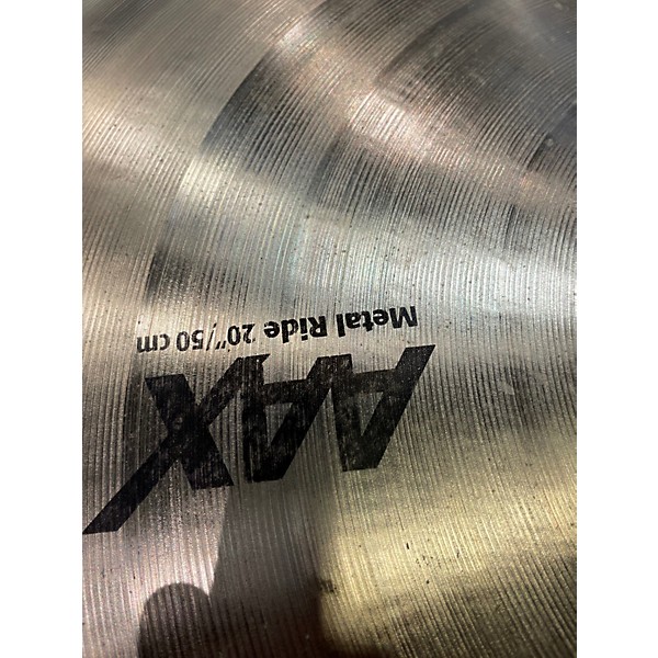 Used SABIAN 20in AAX Metal Ride Brilliant Cymbal