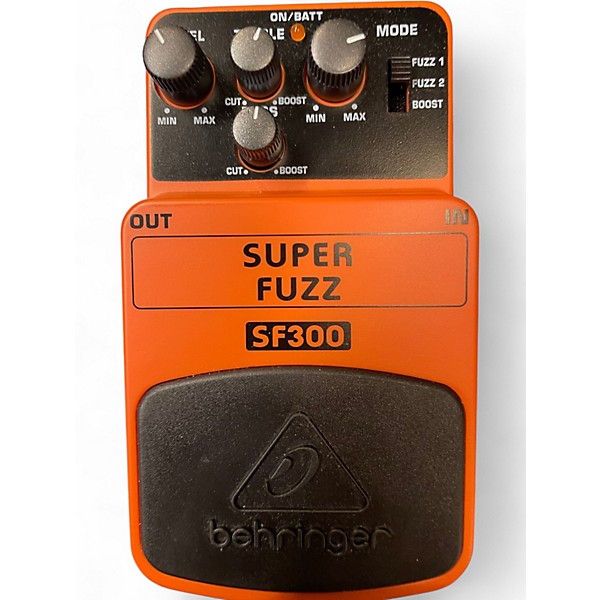 Used Behringer SF300 Super Fuzz Effect Pedal