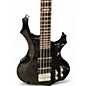 Used ESP LTD F104 Black Electric Bass Guitar