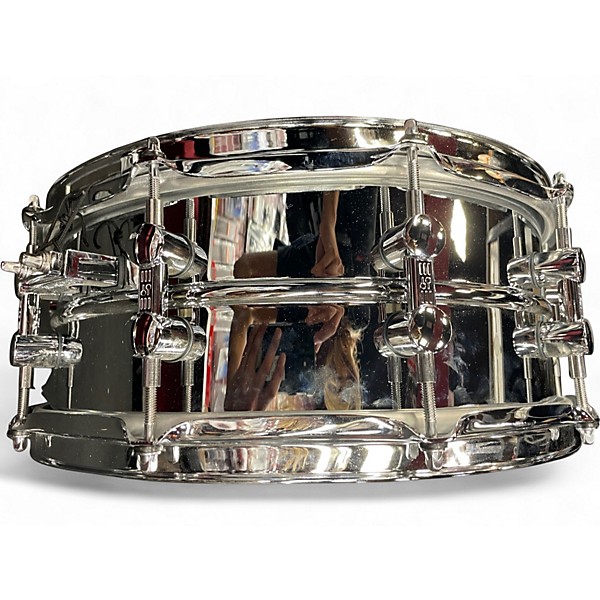 Used SONOR 14in KOMPRESSOR STEEL 14X5.75 Chrome Drum