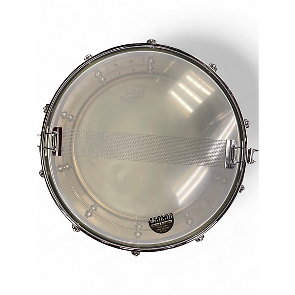 Used SONOR 14in KOMPRESSOR STEEL 14X5.75 Chrome Drum