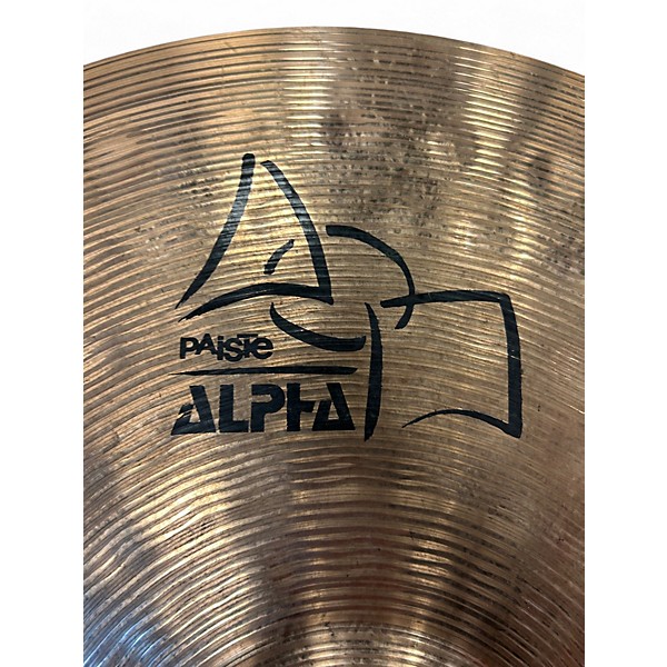 Used Paiste 20in ALPHA POWER RIDE Cymbal