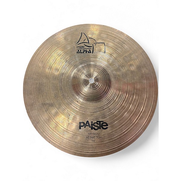 Used Paiste 14in Alpha Boomer Hi Hat Pair Cymbal