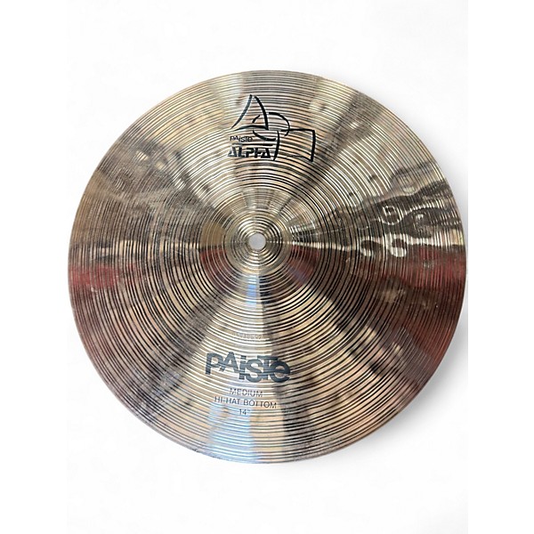 Used Paiste 14in Alpha Boomer Hi Hat Pair Cymbal