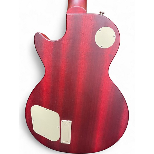 Used 2018 Epiphone Les Paul Traditional PRO III Plus Cherry Sunburst Solid Body Electric Guitar