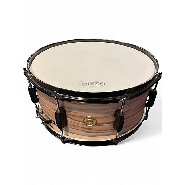 Used TAMA 14in Woodworks  Zebrawood Drum