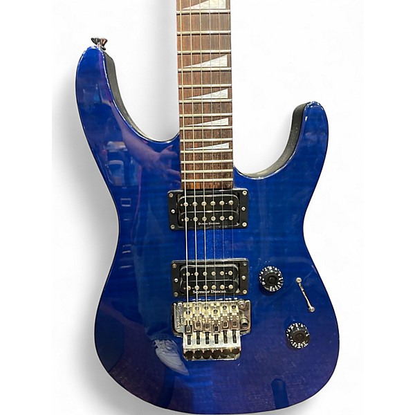 Used Jackson Dinky Reverse Headstock Blu Solid Body Electric Guitar