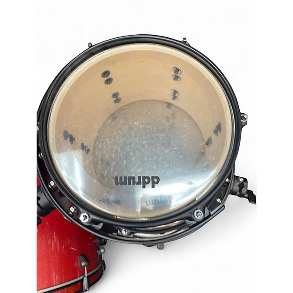 Used ddrum 5 Piece Journeyman Player RED SPARKLE Drum Kit