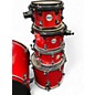 Used ddrum 5 Piece Journeyman Player RED SPARKLE Drum Kit