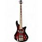 Used Schecter Guitar Research Stiletto Extreme 5 String Fretless Black Cherry Electric Bass Guitar thumbnail