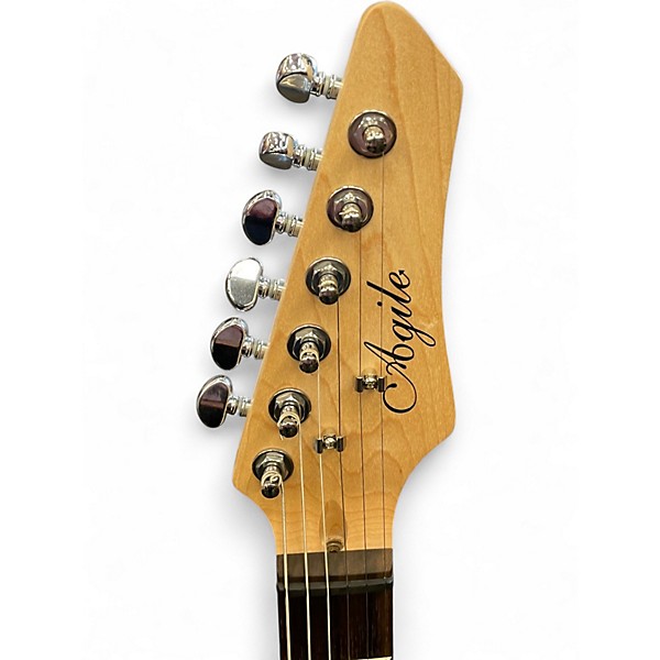 Used Agile Single Cut 2 Color Sunburst Solid Body Electric Guitar