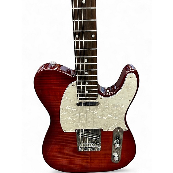 Used Agile Single Cut 2 Color Sunburst Solid Body Electric Guitar