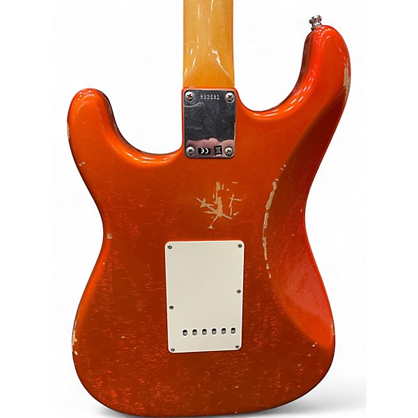 Used Fender CUSTOM SHOP 1962 REISSUE RELIC HSS Metallic Orange Solid Body Electric Guitar