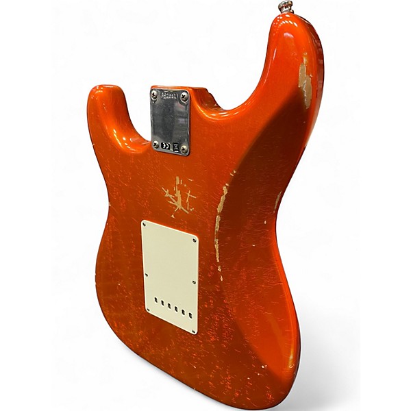 Used Fender CUSTOM SHOP 1962 REISSUE RELIC HSS Metallic Orange Solid Body Electric Guitar