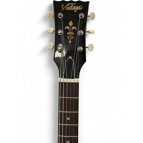 Used Vintage v120 GH Blue Solid Body Electric Guitar