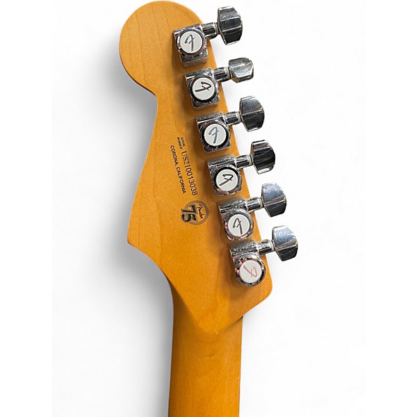 Used Fender American Ultra Stratocaster COBRA BLUE Solid Body Electric Guitar