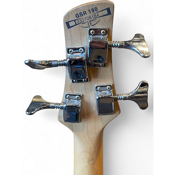 Used Ibanez GSR190 Trans Red Electric Bass Guitar