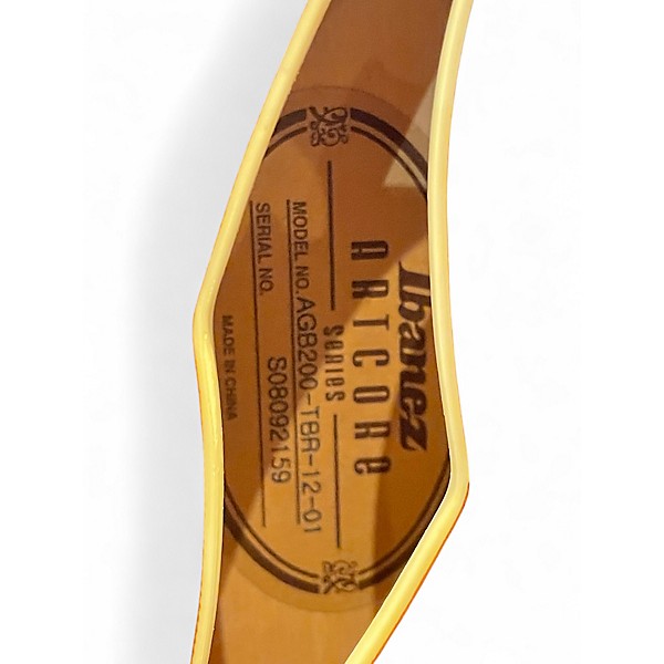 Used Ibanez AGB200 Brown Electric Bass Guitar