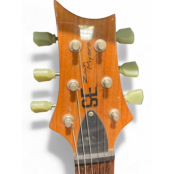 Used PRS Zach Myers Signature SE green stripe Solid Body Electric Guitar