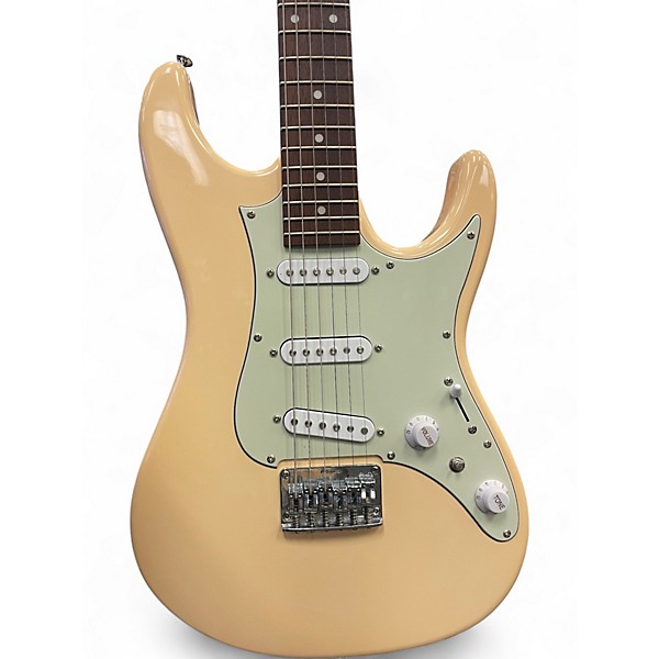 Used Ibanez 1P01 Cream Solid Body Electric Guitar