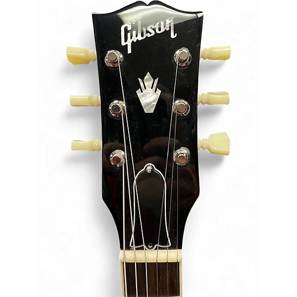 Used Gibson ES335 Figured left handed Cherry Hollow Body Electric Guitar