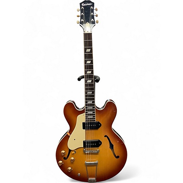 Used Epiphone USA Casino Left Handed Royal Tan Hollow Body Electric Guitar