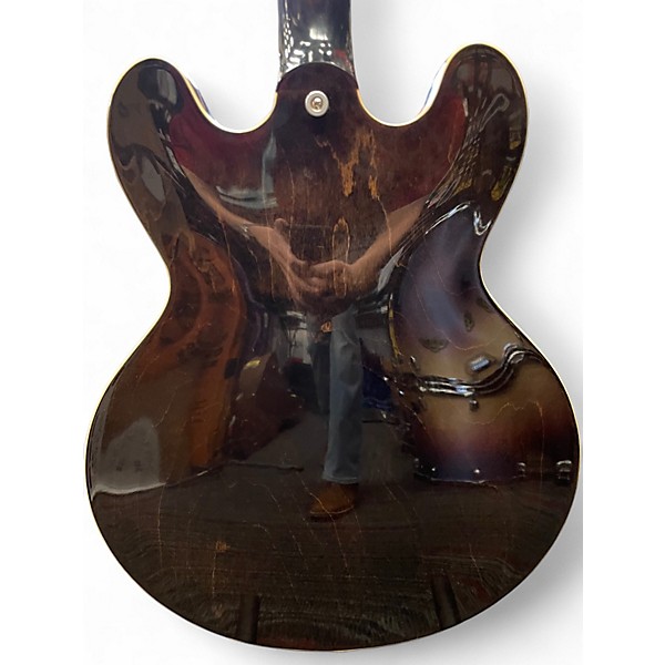 Used Epiphone USA Casino Left Handed Royal Tan Hollow Body Electric Guitar