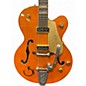 Used Gretsch Guitars G6120DSW Chet Atkins Signature Orange Hollow Body Electric Guitar thumbnail