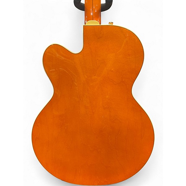 Used Gretsch Guitars G6120DSW Chet Atkins Signature Orange Hollow Body Electric Guitar