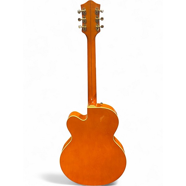 Used Gretsch Guitars G6120DSW Chet Atkins Signature Orange Hollow Body Electric Guitar