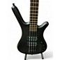 Used 2014 Warwick German PRO Corvette $$ 4-String Satin Black Electric Bass Guitar