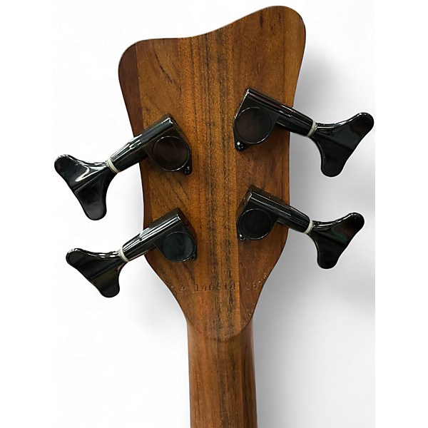 Used 2014 Warwick German PRO Corvette $$ 4-String Satin Black Electric Bass Guitar