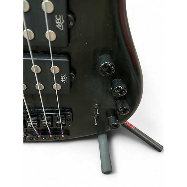 Used 2014 Warwick German PRO Corvette $$ 4-String Satin Black Electric Bass Guitar