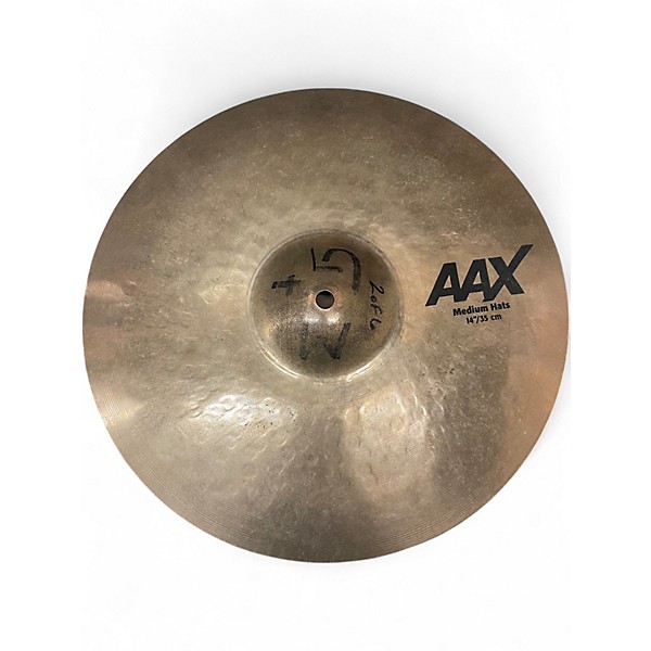 Used SABIAN 14in AAX Medium Hats Cymbal