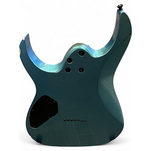 Used Ibanez GRG7221M Metallic Light Blue Solid Body Electric Guitar