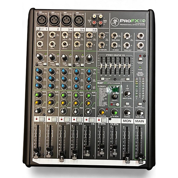 Used Mackie PROFX8 Unpowered Mixer
