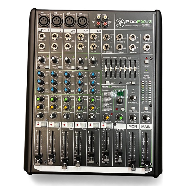 Used Mackie PROFX8 Unpowered Mixer