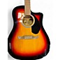 Used Fender FA SERIES 3 Tone Sunburst Acoustic Electric Guitar