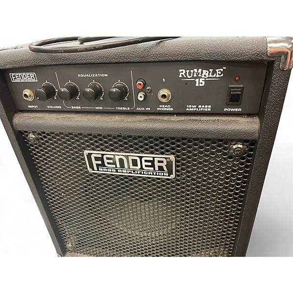 Used Fender Rumble 15 15W 1X8 Bass Combo Amp