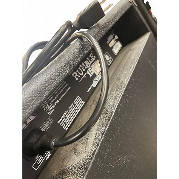 Used Fender Rumble 15 15W 1X8 Bass Combo Amp